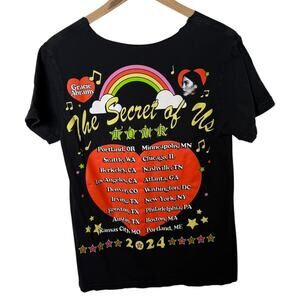 Gracie Abrams The Secret of Us Tour 2024 Concert T-Shirt Short Sleeve Small